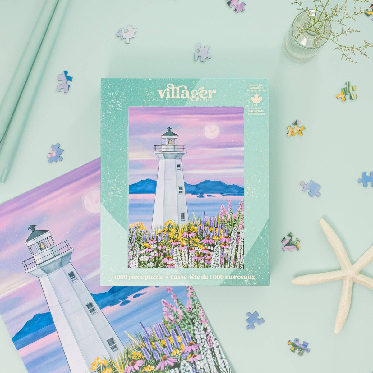 Phare du port | Puzzle de 1000 pièces | Conçu au Canada