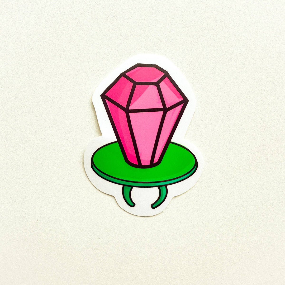 Autocollants - La bague suçon