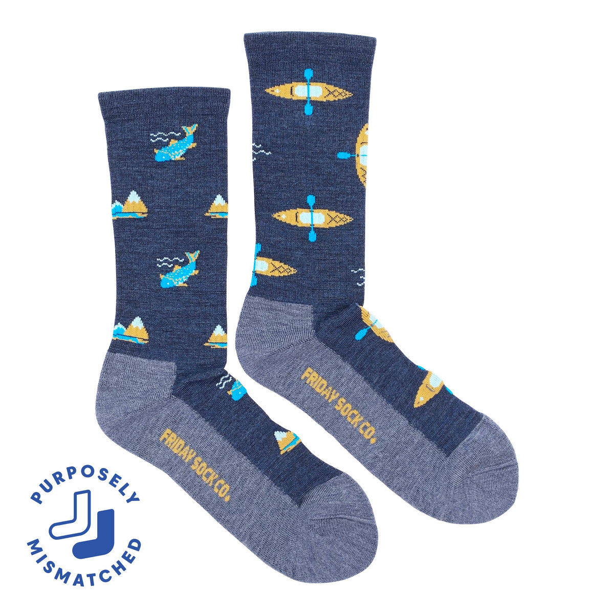 Chaussettes en laine mérinos pour activités de plein air pour hommes